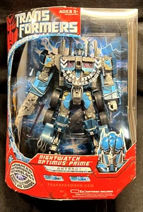 Transformers Nightwatch Optimus Prime Action Figure 2007 Movie Leader Class NIB - Picture 1 of 2