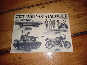 De colección 1984 CATÁLOGO ABRIL TAMIYA AUDI QUATTRO HONDA VF750F U.S M147 SGT York - Imagen 1 de 4