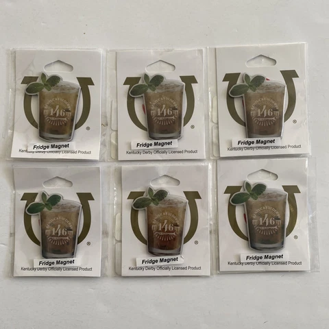Lot 6 Kentucky Derby 146 Mint Julep Magnet September 5, 2020 Refrigerator NEW Cover