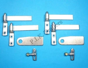 Kit de sujetador de captura de caída de 4 x 6" para puerta atornillada en zinc y pasador y puerta trasera de 4 x 6 - Imagen 1 de 1