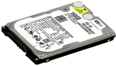 WD AV-25 Hard Drive 160GB 5400RPM 32MB Cache SATA II 2.5 Inch - Image 1 of 3