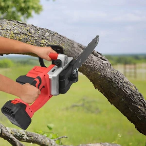 Brushless Chainsaw Battery Operated Chainsaw for Wood Cutting & Trimming 16 Inch - Picture 1 of 18