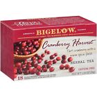 Bigelow CRANBERRY HARVEST Herbal Tea, Caffeine FREE, 18 Count