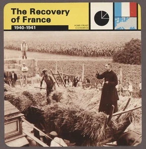 Il Recupero della Francia Edito Service Card Seconda Guerra Mondiale Economia - Foto 1 di 1