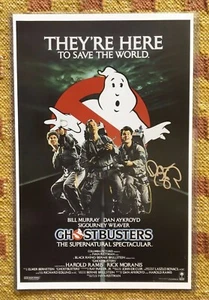 Dan Aykroyd Signed Autograph 11x17 Ghostbusters Movie Poster USA PROOF - Picture 1 of 4