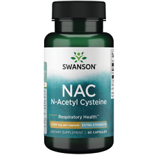 Swanson NAC N-Acetyl Cysteine Antioxidant Respiratory Health Anti-Aging Liver...
