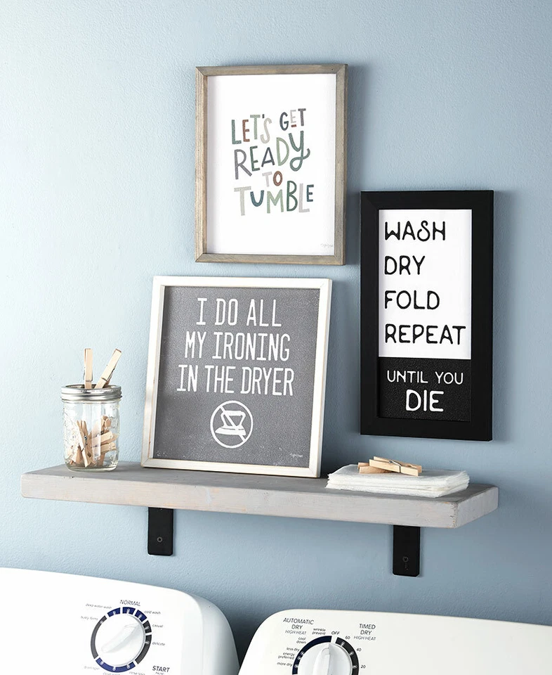 Настенные художественные гравюры прачечная забавный острый фермерский дом декор цитаты знаки картины - Изображение 1 из 4