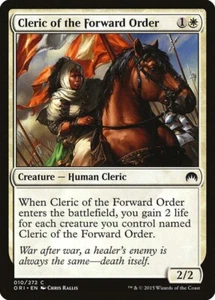 CLERIC OF THE FORWARD ORDER X 4 N/M- MAGIC ORIGINS MAGIC THE GATHERING - Picture 1 of 1