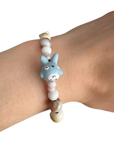 Totoro My neighbour rounded Beaded Charms Bracelets Gift ghibli kawaii - Picture 1 of 7