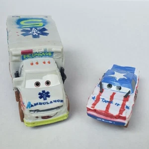 Disney Pixar Cars Plastic Crazy 8 Crashers Dr Damage Ramulance & Rare Cigalert  - Picture 1 of 5