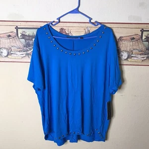 Cyrus blaue Bluse Größe Damen 1X neu mit Etikett - Bild 1 von 6