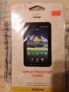 NEW Samsung Galaxy Tab Display Protectors 3-Pack - SEALED Screen Protectors - Picture 1 of 2