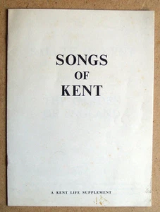 SONGS OF KENT 1965 Kent Life/Messenger David Fanshawe Garden of England Salute - Bild 1 von 1