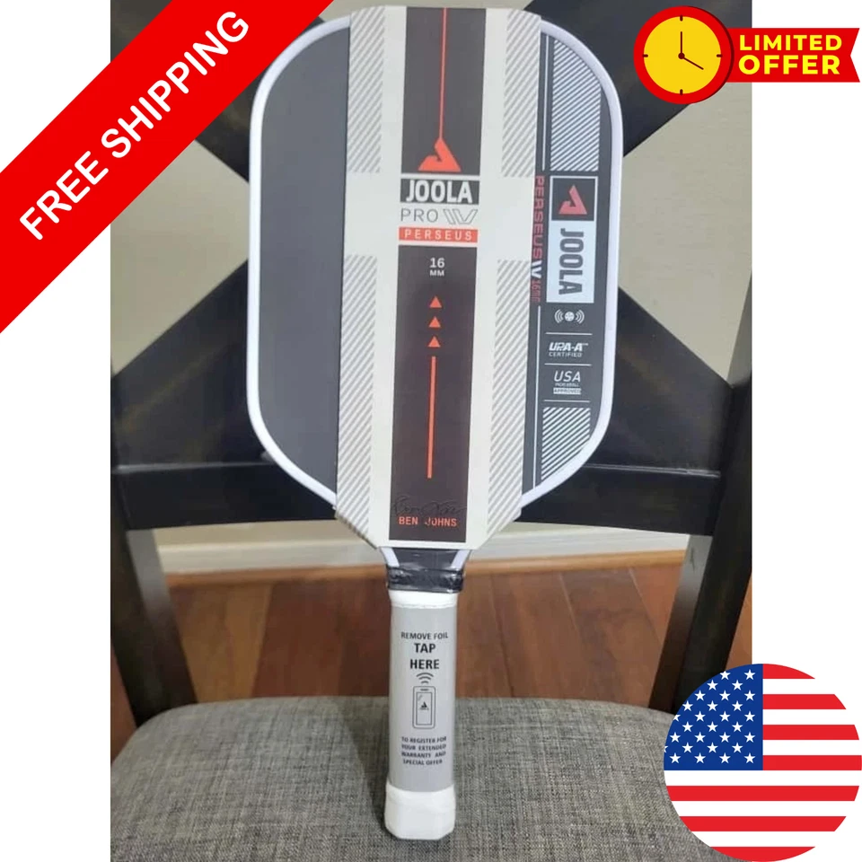 Brand New Joola Perseus Ben Johns Pro IV 16mm Pickleball Paddle SAME DAY SHIP