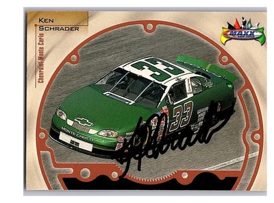 1999 Maxx #26 Ken Schrader Signed Autograph Auto - Image 1 of 2