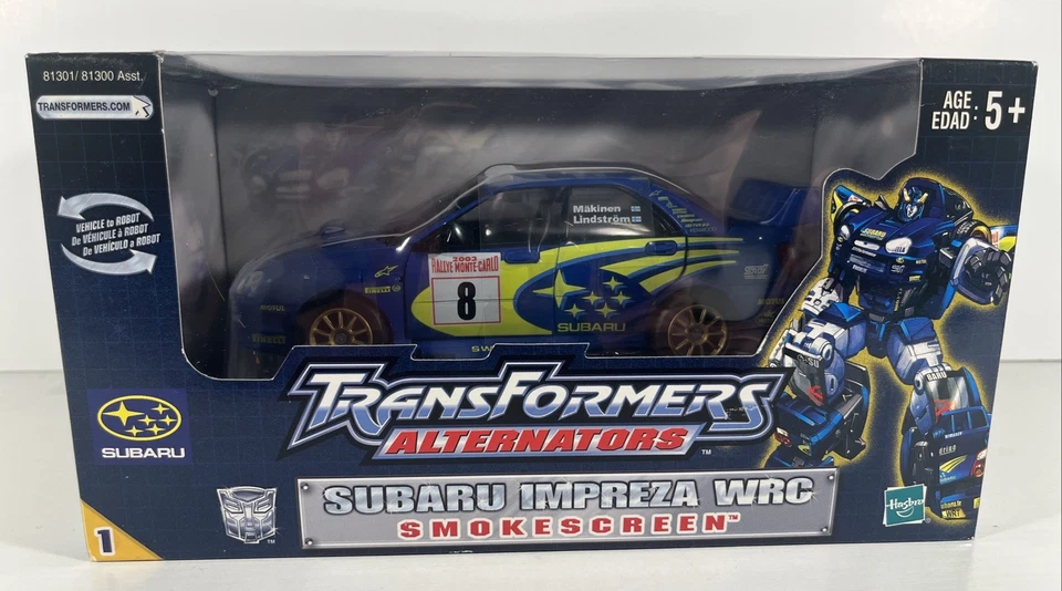 Vintage Transformers Alternators SMOKESCREEN Subaru Impreza WRC [Hasbro, 2003] - Image 1 of 4
