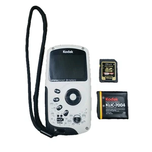 Kodak Playsport Zx3 Waterproof HD Video Camera 1080p Bundle Battery SD Card - Picture 1 of 10