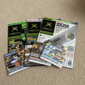 Australian Official Xbox Magazines & Demo Discs with Cases Bundle Lot 2005 Rare - Picture 1 of 16