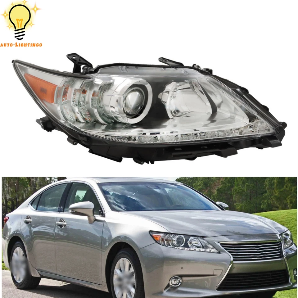 For 2013 2014 2015 Lexus ES300H ES350 HID/Xenon Headlight W/LED DRL Right Side - Image 1 of 4