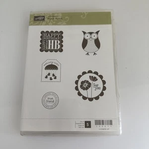 Stampin’Up! Punch Bunch Cling Stamp Set of 5  #123211 - Picture 1 of 2