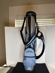 Women’s CALLAWAY Golf Stand Bag Blue. Lightweight 4 Slots, 6 Zip Pockets. - Picture 1 of 9