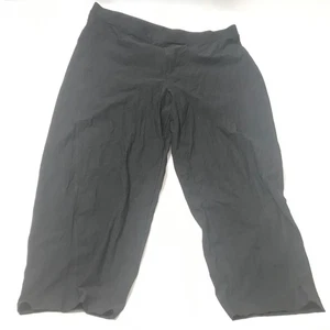 NWT Eileen Fisher Lantern Size 2X Pants Pull On Black Solid Work Career Solid - Picture 1 of 10