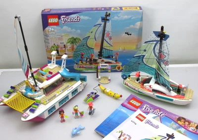 Lego Friends: Sunshine Catamaran 41317 Stephanie's Sailing Adventure 41716 Boats - Image 1 of 4