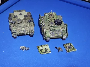 Chaos Rhino x2 | Forgeworld doors and extra armour Warhammer 40k Death Guard - Picture 1 of 3