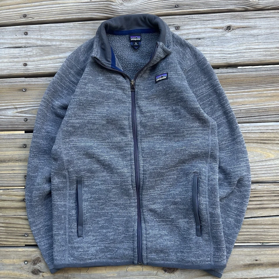 Suéter Gris Patagonia Better Cremallera Completa Chaqueta Talla Juvenil XL Foto 1 de 4