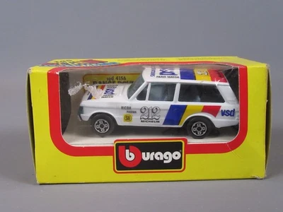 D828 Vintage Burago 4156 Italia Range Rover #212 VSD Paris Match 1:43 + Scatola - Immagine 1 di 4