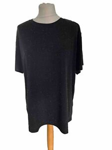 Lululemon Women’s Dark Grey Short Sleeves T Shirt Oversized US 8 UK 12