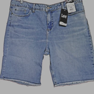 Bermudas Lee tiro medio estallido brillantes bermudas flecos dobladillo talla 6M. Nuevas Foto 1 de 3