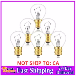 Lava Lamp Original Replacement Bulb E17 Intermediate Base 6 Packs 25 Watt NEW - Picture 1 of 6