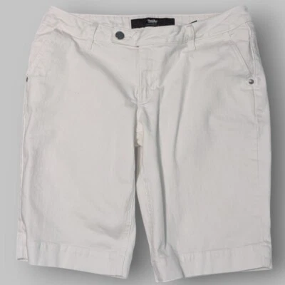 Mossimo Supply Co.  Womens Bermuda Shorts White Size 12 - Image 1 of 4