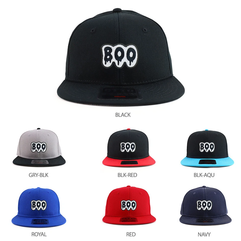 Parche Boo Talla Juvenil Superior Algodón Sarga Pique Plano Snapback - ENVÍO GRATUITO Foto 1 de 1