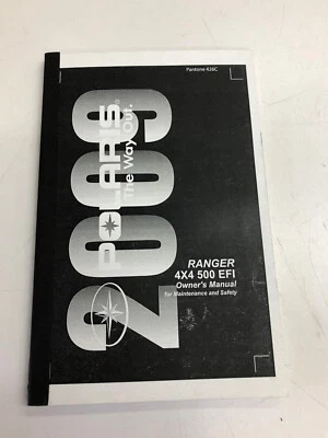 Polaris Ranger 2009 4x4 500 EFI ATV manual del propietario P/N 9921868 OEM Foto 1 de 4