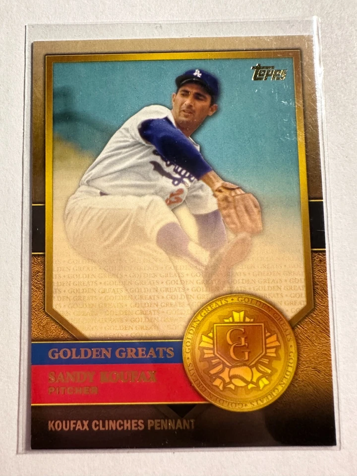 K77,026 - 2012 Topps Golden Greats #GG48 Sandy Koufax - Image 1 of 1