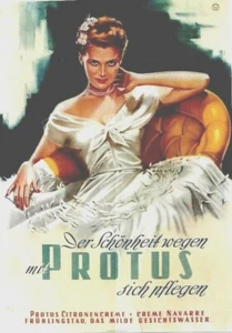 Original Vintage Poster PROTUS AUSTRIAN BEAUTY CARE um 1950 - Bild 1 von 1