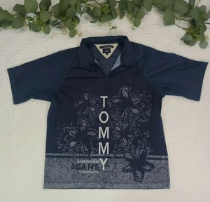 Vintage Tommy Jeans Herren Poloshirt Jersey Blau Kurzarm Größe XL Korea - Bild 1 von 6