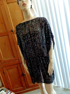 Kurzes Kleid PARKER Vintage Perlen, Pailletten und Pailletten - Bild 1 von 4