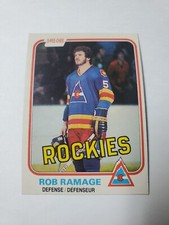 1981-82 O-PEE-CHEE NHL HOCKEY #79 ROB RAMAGE COLORADO ROCKIES