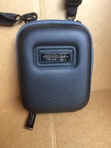 Kenneth Cole Reaction Black Hard Camera Case Zip-Round w/Strap. - Picture 1 of 7