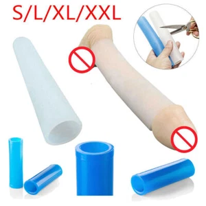 Manicotto silicone ingranditore estensore pene morbido Max Vacuum maschile - Foto 1 di 12