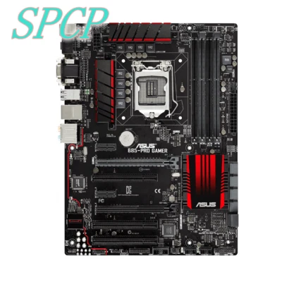 B85-PRO Gamer ASUS B85 Motherboard 1150 DDR3 ATX usb3.0 hdmi 4 slots - Image 1 of 4