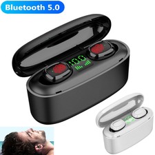 Wireless Bluetooth Earbuds Headphones 5.0 Twins Headset For Smart Phones Tablets
