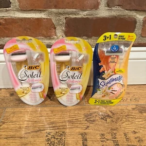 Bic Soleil Balance with Moisture Bars W/shea Butter, Skintimate lot of 3 packs - Picture 1 of 4