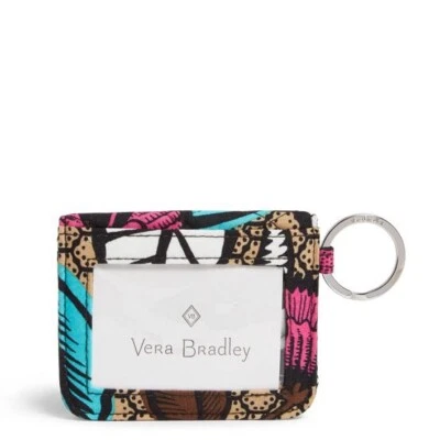 Vera Bradley Campus Carteira de Identidade Dupla Padrão Canyon Road Nova - Imagem 1 de 2