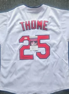 Jim Thome Signed Custom Style White Jersey JSA - Picture 1 of 2