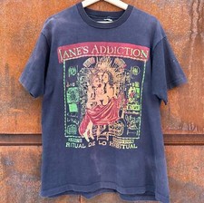 1990s Janes Addiction T Shirt 90s Tour 1 sided Reprint Unisex Adult cotton NH734
