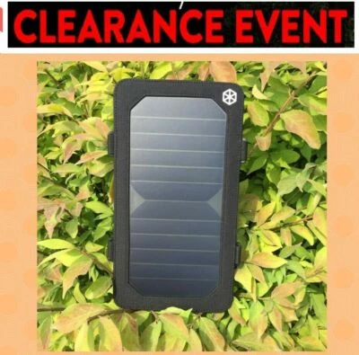 Clearance Sale Solar Panel USB for Mobil  ANDROID Cell Tablet color BLACK NEW - Image 1 of 4